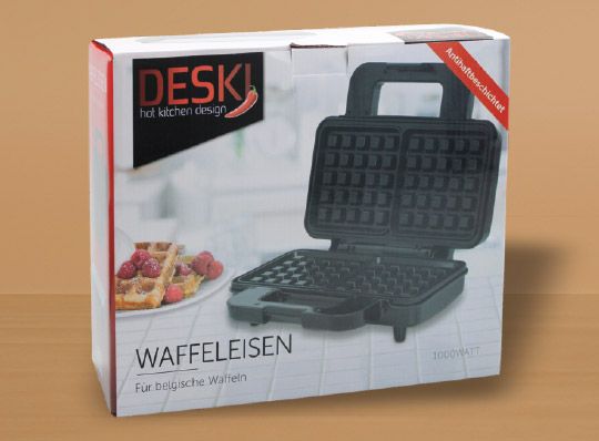 DESKI Waffeleisen für belgische Waffeln